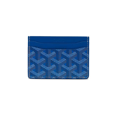 royal blue goyard card holder